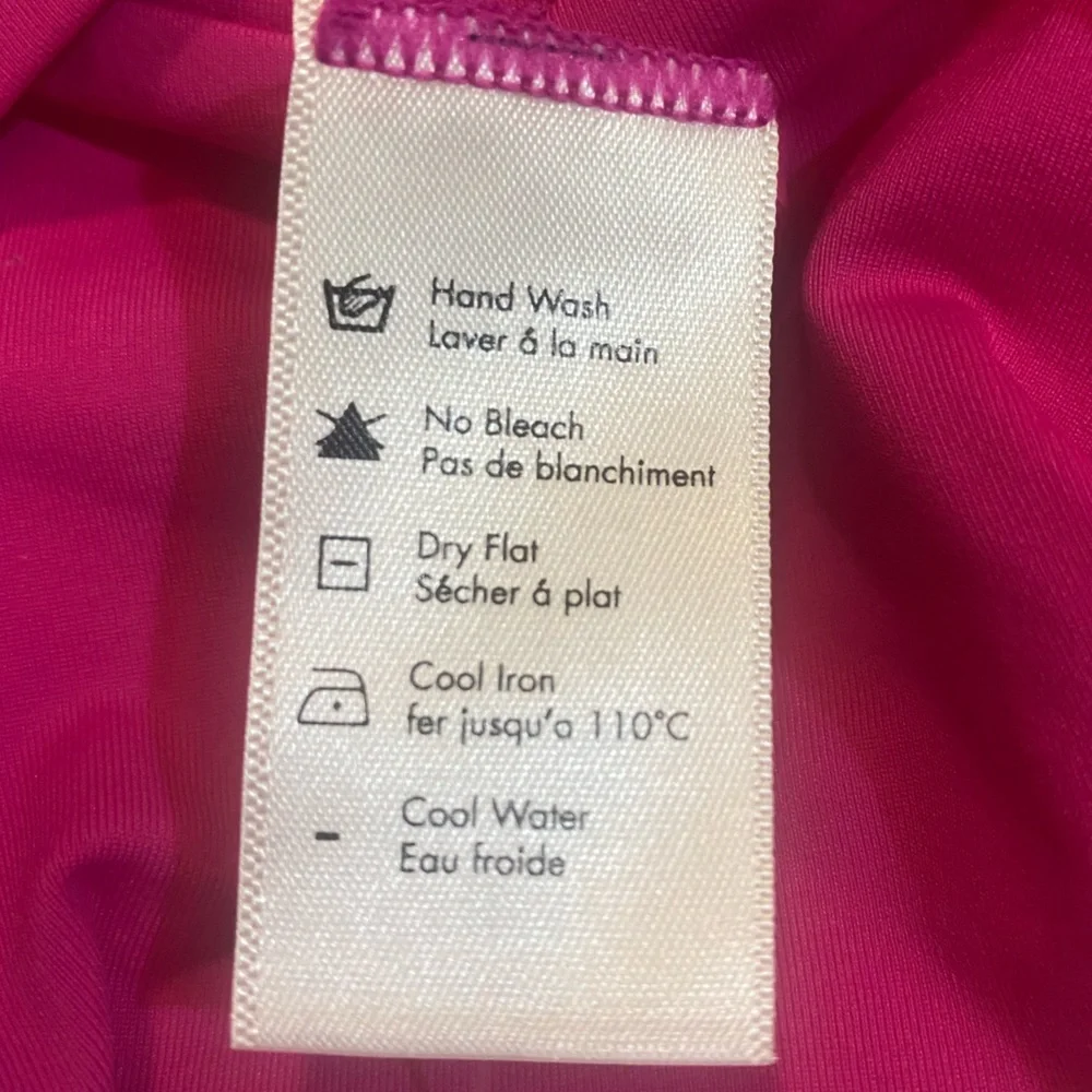 L*Space Swim Pratt Ribbed Bikini‎ Bottom Classic, Bougainvillea, Size X-Small